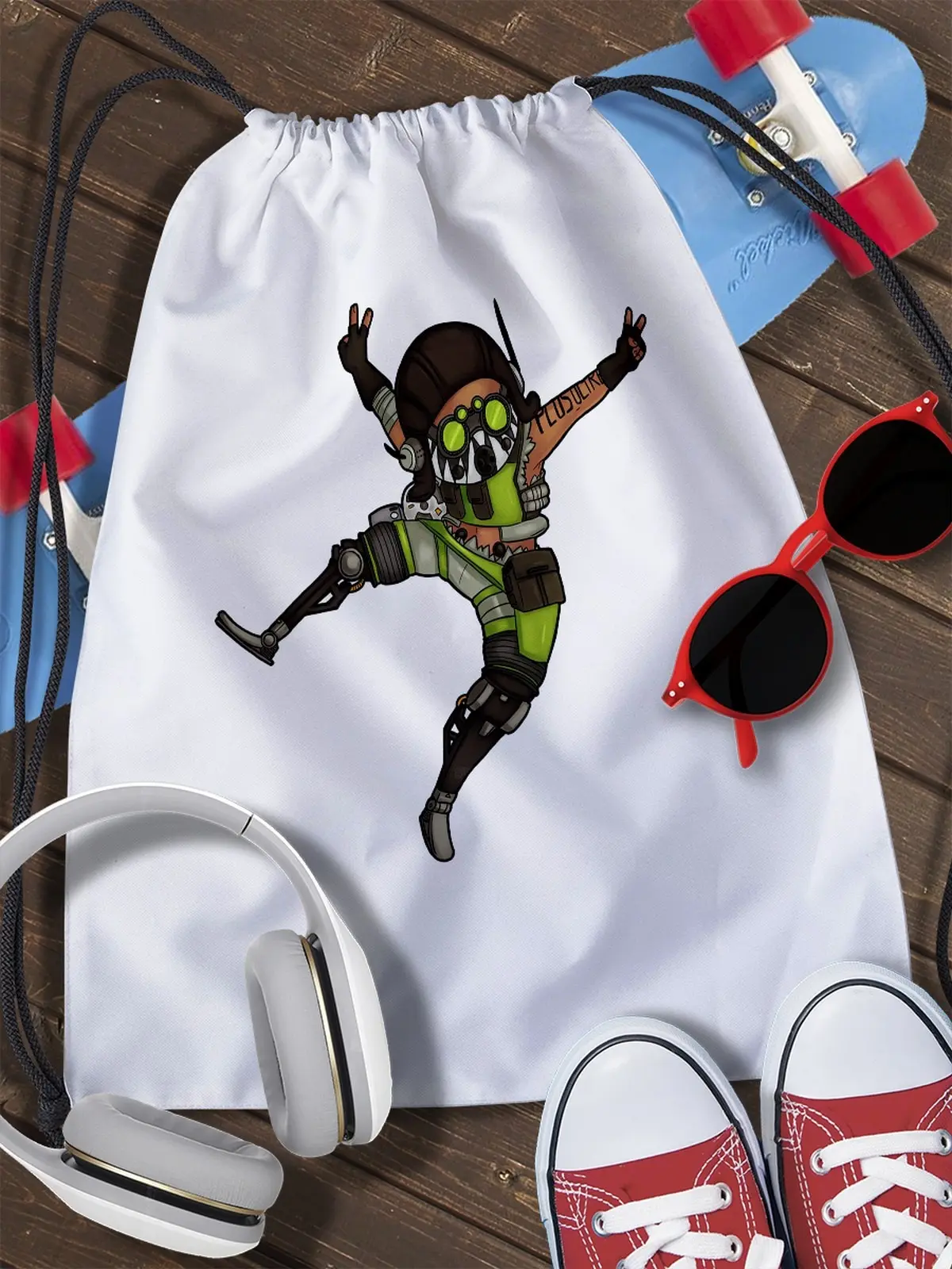 Сумка мешок для обуви Apex Legends (Апекс игра королевская битва Battle Royale шутер) - 1522 |