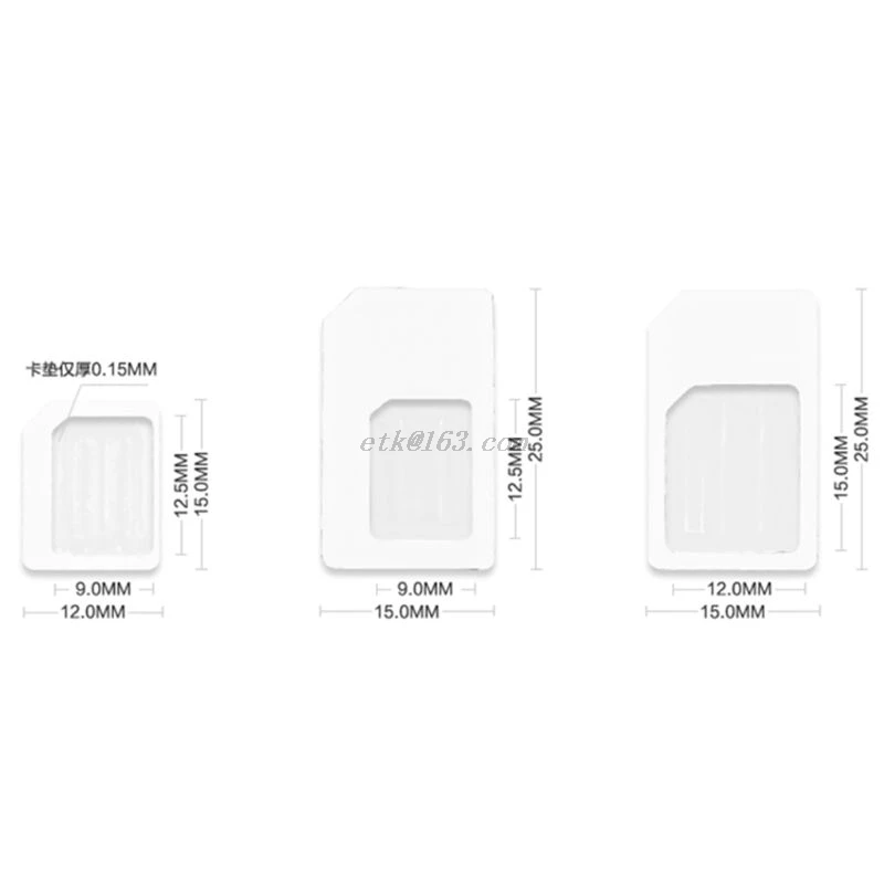 4 in 1 Convert Nano SIM Card to Micro Standard Adapter For Iphone Samsung 4G LTE USB Wireless Router | Компьютеры и офис
