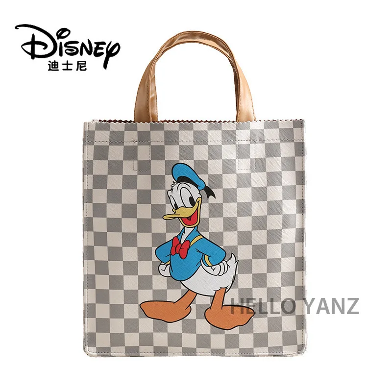 

New Disney Donald Duck Shopping Bag Fashionable Large Capacity Cute Decorated Exquisite Workmanship Female Handbag