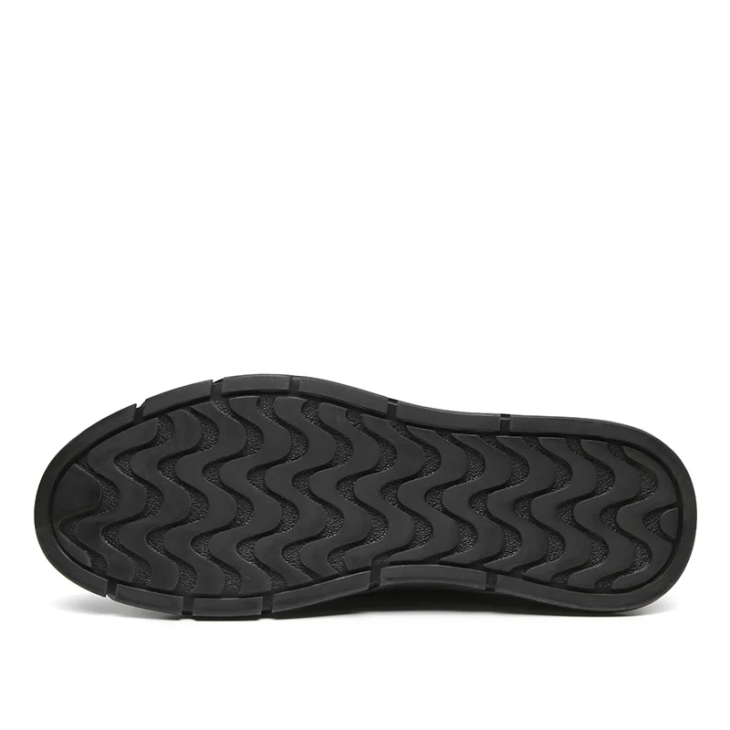 Мужские повседневные туфли из натуральной кожи дышащие уличные на плоской