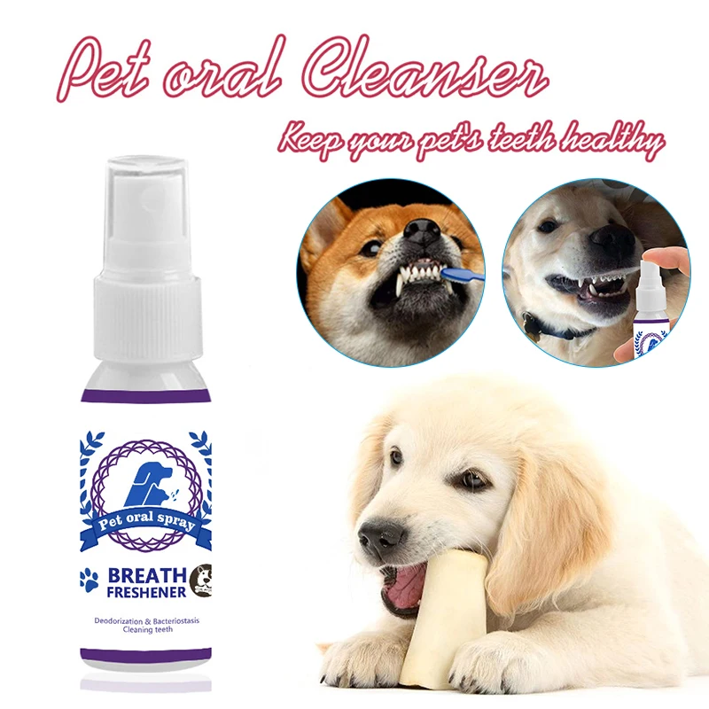 

Освежитель воздуха для домашних животных, спрей для чистки зубов собак, кошек, полости рта, уход за зубами, товары для собак, удаление пятен и...