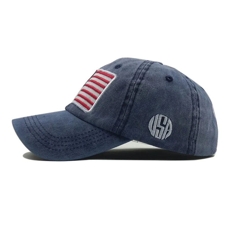 Уличные спортивные колпачки бейсбольная кепка Ретро стиль американский флаг
