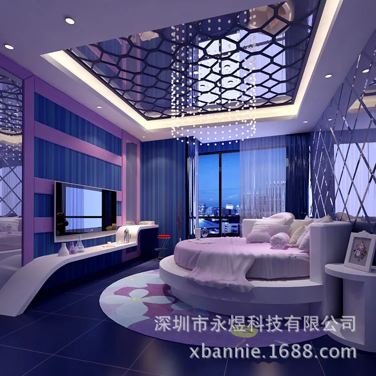 3D Визуальный бесшовный Фреска отель великолепный теплый океан пляжный