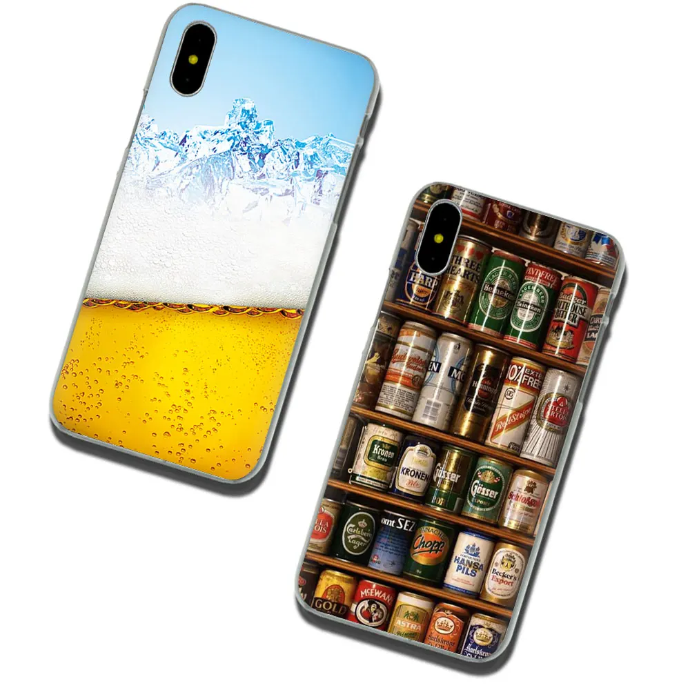 World Beers Alcohol Summer Bubble Твердый чехол для телефона iPhone 6 6S Plus 7 8 X XS XR Max|Чехлы-накладки| |