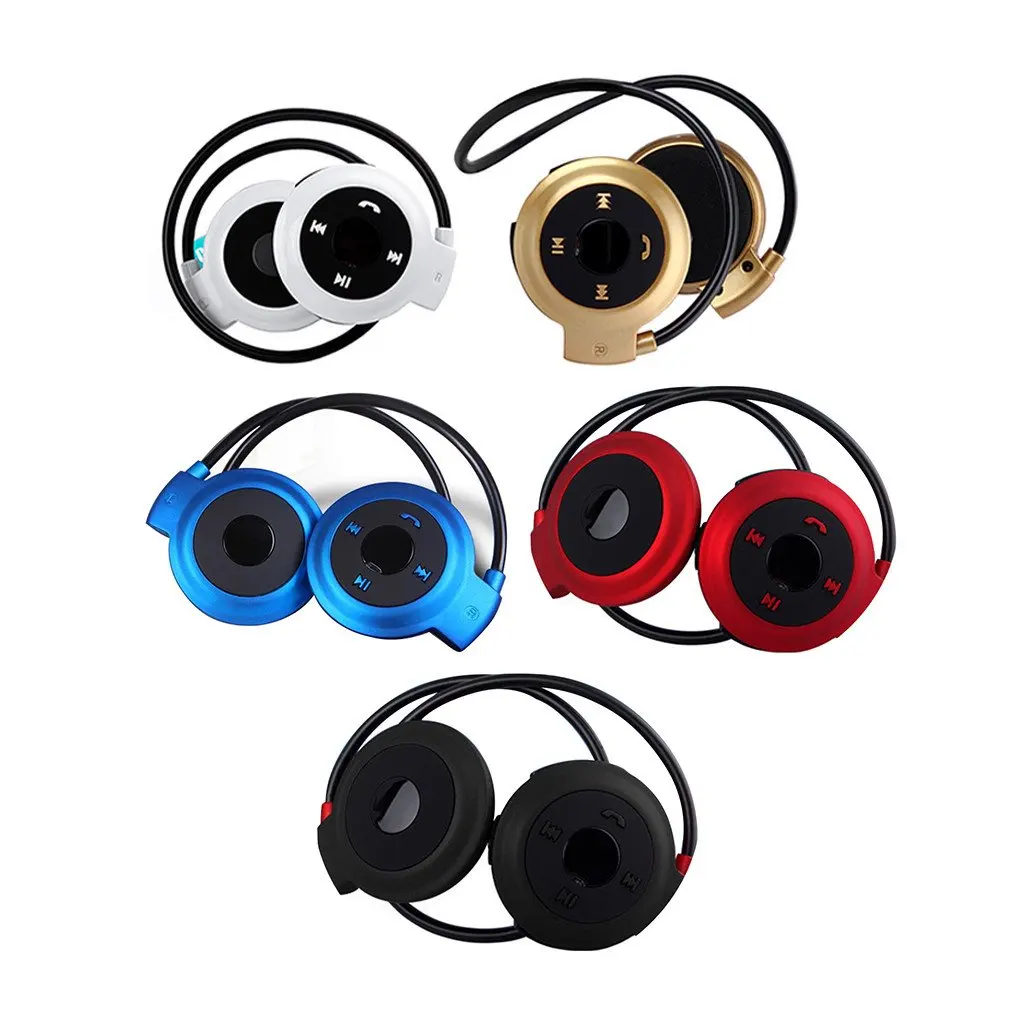 Ear Hook Mini Sports Wireless Bluetooth Headset Hi-Fi Handsfree Stereo Earphone Support TF Card For MP3 Player | Электроника