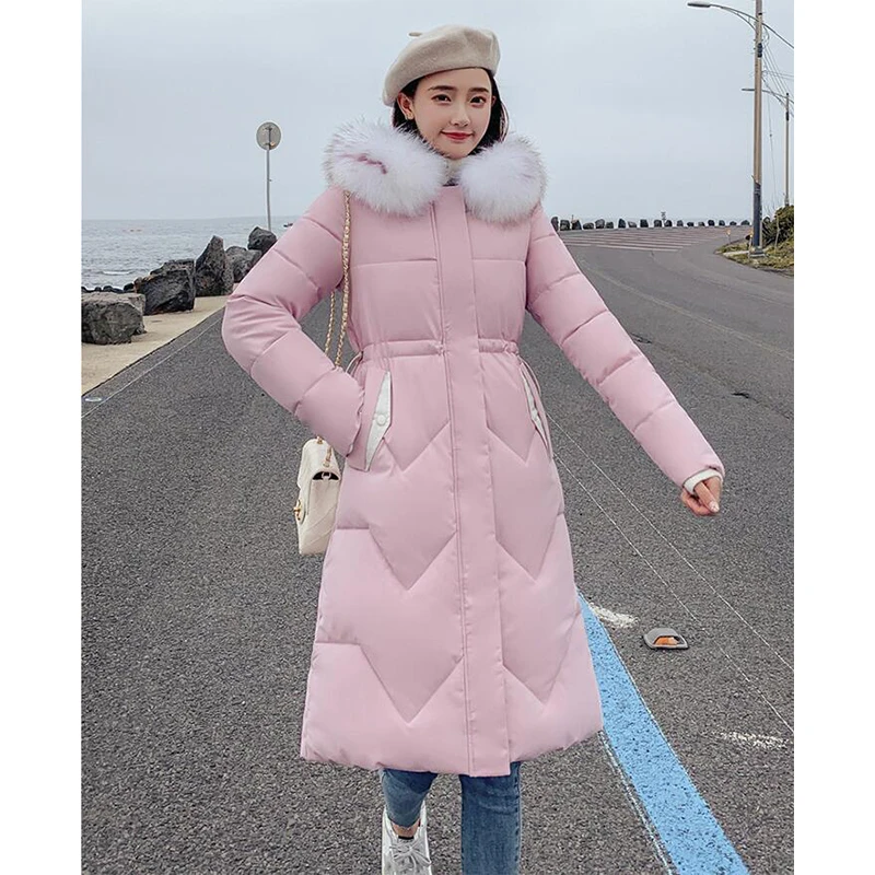 Новое поступление 2019 модная тонкая женская зимняя куртка с хлопковой подкладкой