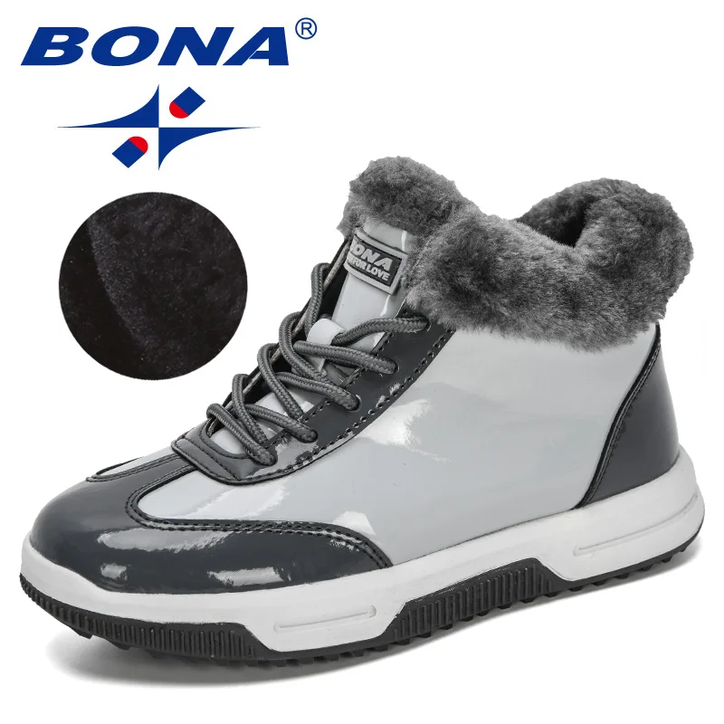 

Ботинки детские зимние BONA, с высоким берцем, Нескользящие, 2020