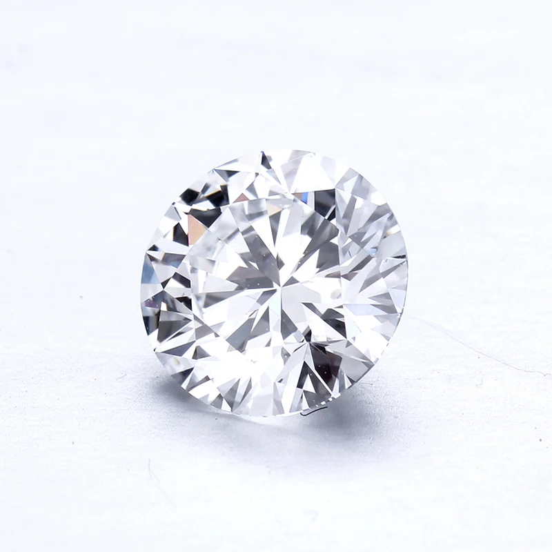 10 шт./упак. 0.05ct свободный бриллиант 2 4 мм DEF White HPHT Lab для кольца | Украшения и