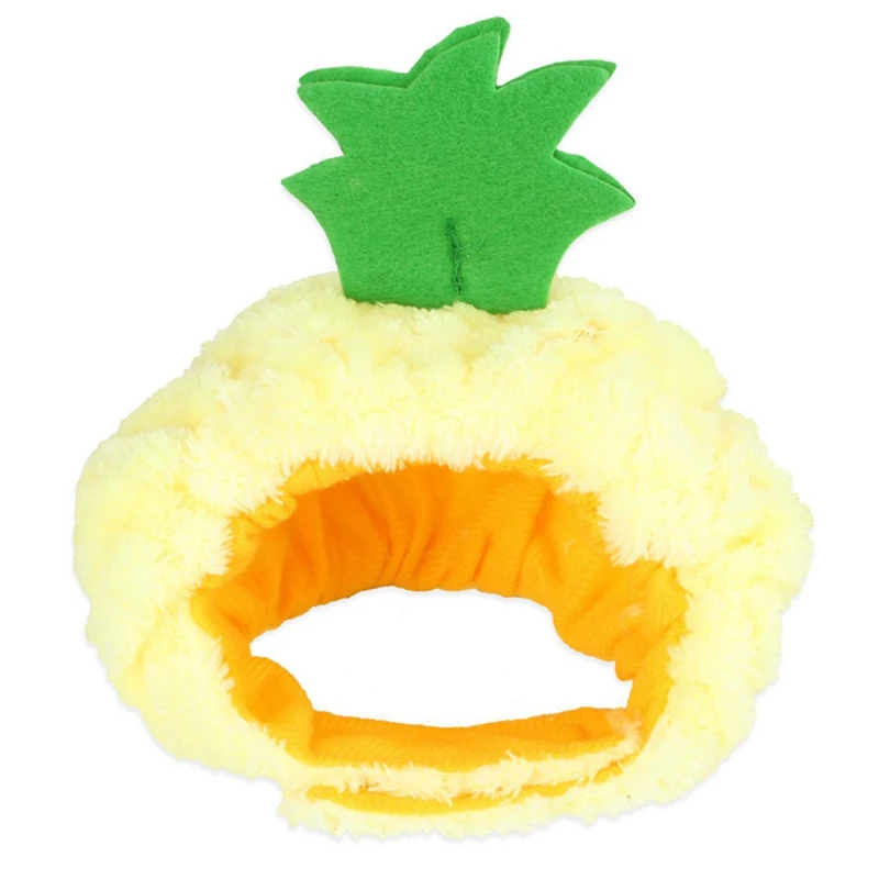 Шапки для домашних животных кошек и собак зимняя теплая шапка с фруктами