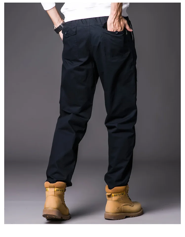 Брюки карго мужские тактические штаны военные модные повседневные Прямые брюки