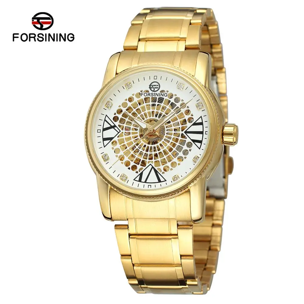 

Forsining Casual Fashion Retro Hollow Automatic Mechanical Men's Watch Luxury Business Dress Man Wristwatches Relogio Masculi