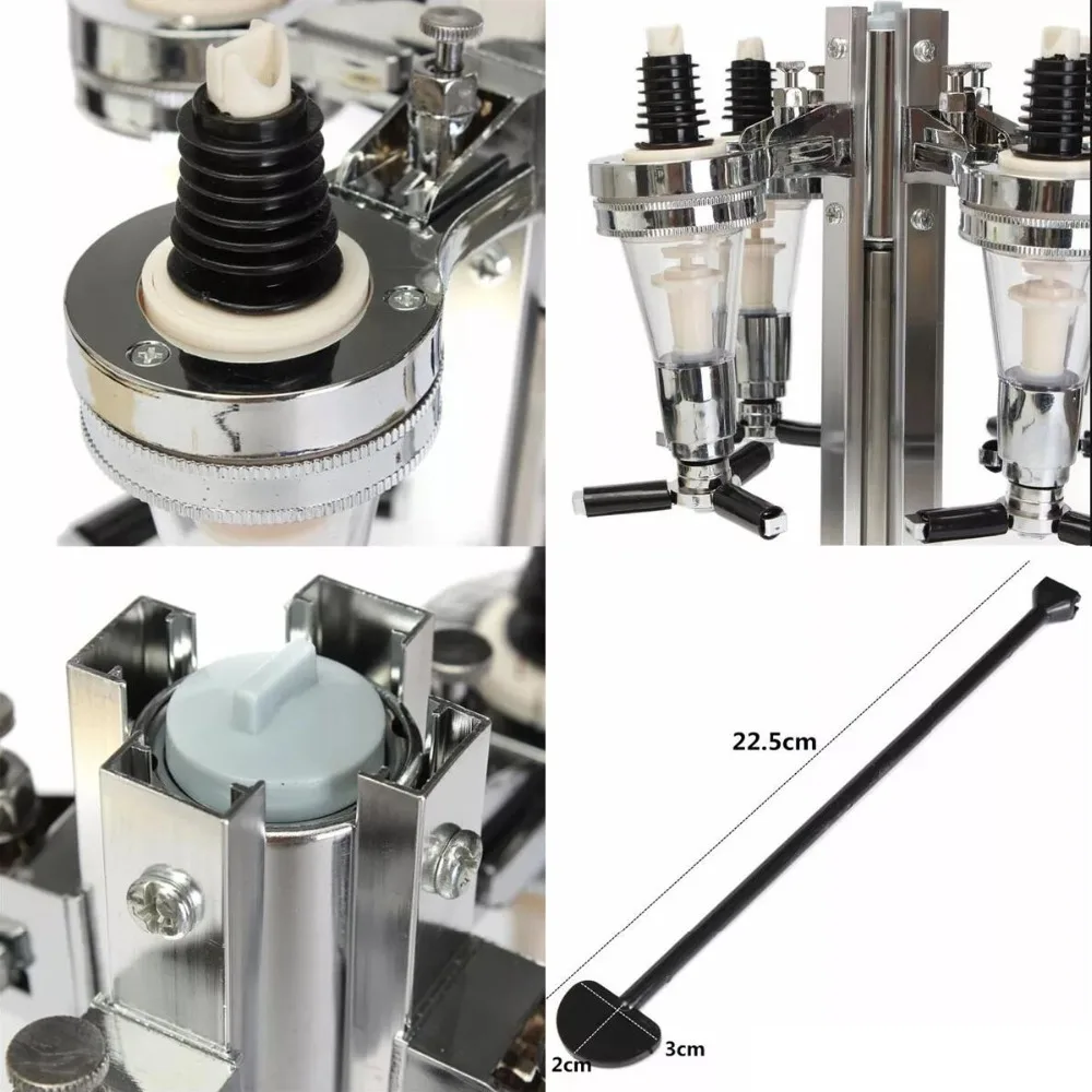 Профессиональные настольные вращающиеся стеллажи с 4 головками семейный