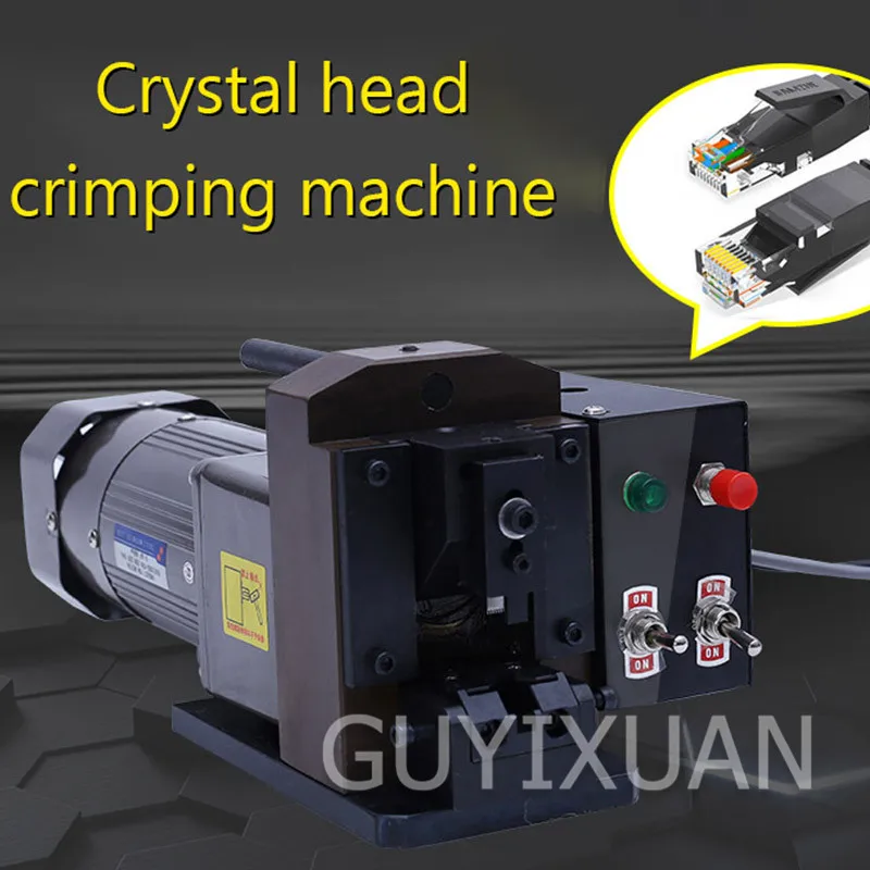 

Automatic crystal head Crimping machine Telephone line network cable PC head forming machine Crimping machine