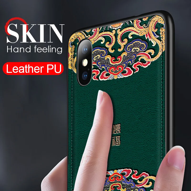 Чехлы для телефонов Iphone 11 pro max 8 7 6 6s Plus X Xs Max XR кожаный чехол мягкая кожа силикон