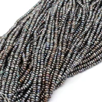 natural pearl beads freshwater black potato pearls small beads for diy crafts bracelet necklace jewelry making 14 strand