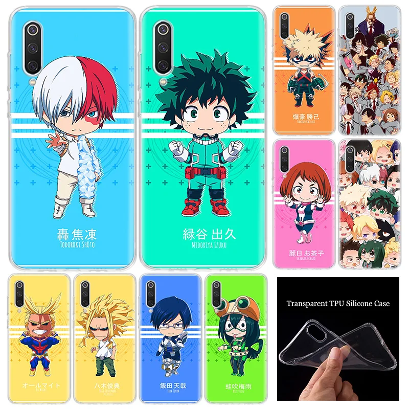 

My Hero Academia Deku Bakugou Boku No Silicone Phone Case For Xiaomi Redmi Note 10 Pro 9S 8T 9 8 7 6 6A 7A 8A 9A 9C K40 Funda