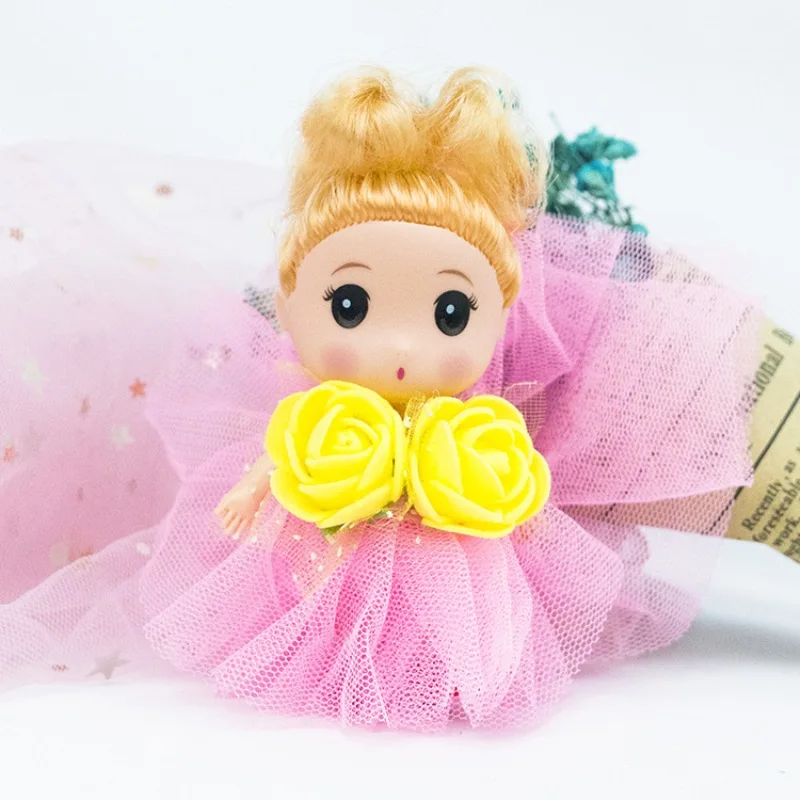 9 см без брелока принцесса невесты спутанная кукла украшение для полных детей