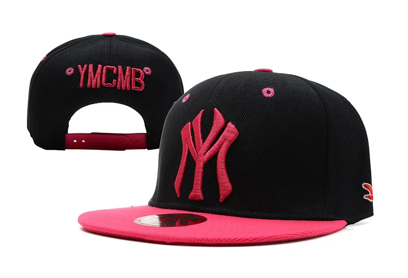 YMCMB Snapback шляпы высокого качества модные дизайнерские женские мужские Регулируемые оснастки кепки и шляпы ny дешевые спортивные бейсболки - Цвет: color 10