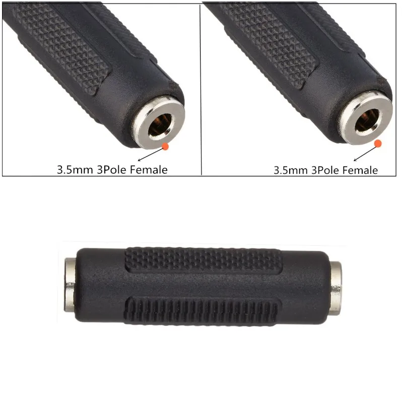 

3.5mm Female to 3.5 mm Female F/F Audio Adapter Coupler