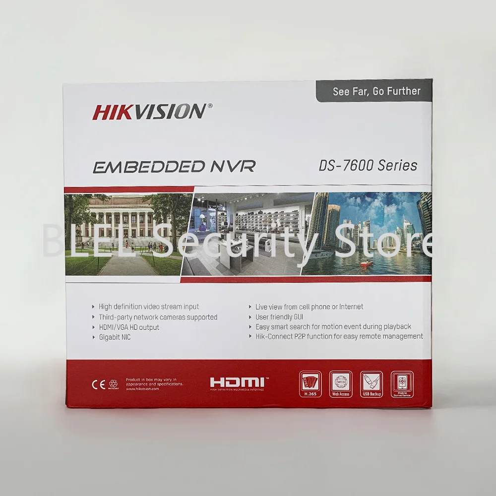 English version DS-7608NI-K2 8CH 4K NVR 2SATA Embedded no poe | Безопасность и защита