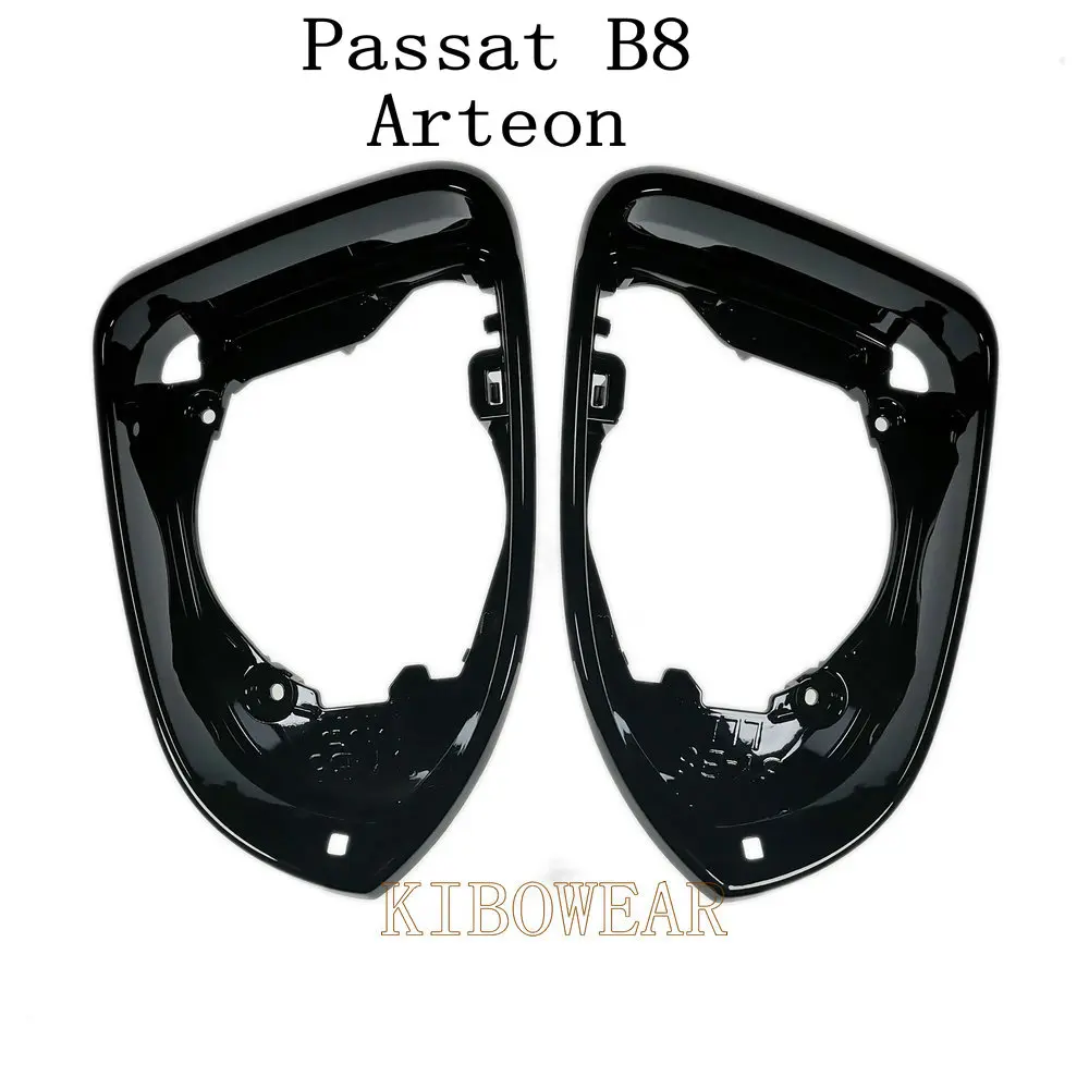 Глянцевая черная рамка корпуса зеркала для VW Golf 7 MK7 5 GTI Passat CC B7 B8 Arteon Jetta MK6 Scirocco GTD R