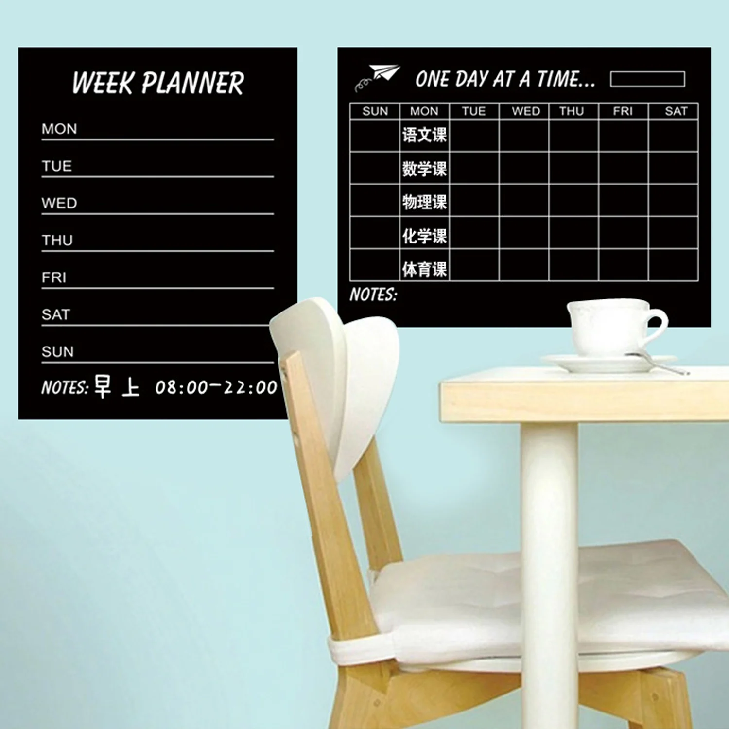 Многоразовые недели месяц ежедневник доска самоклеющиеся наклейки на стены для