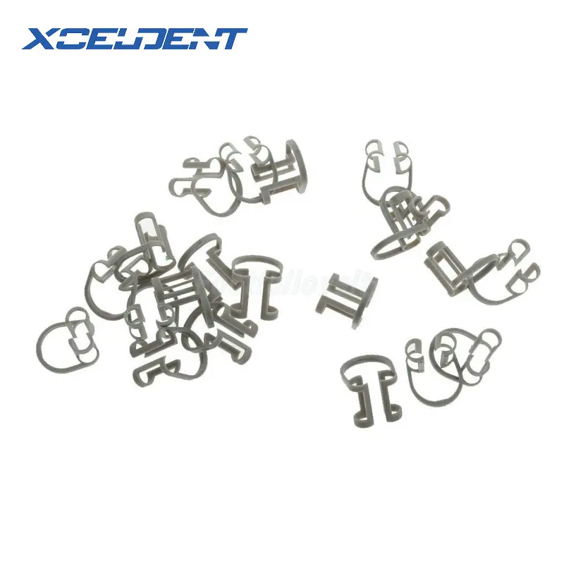 20шт./пакет пластиковый держатель для ватных рулонов одноразовый зажим