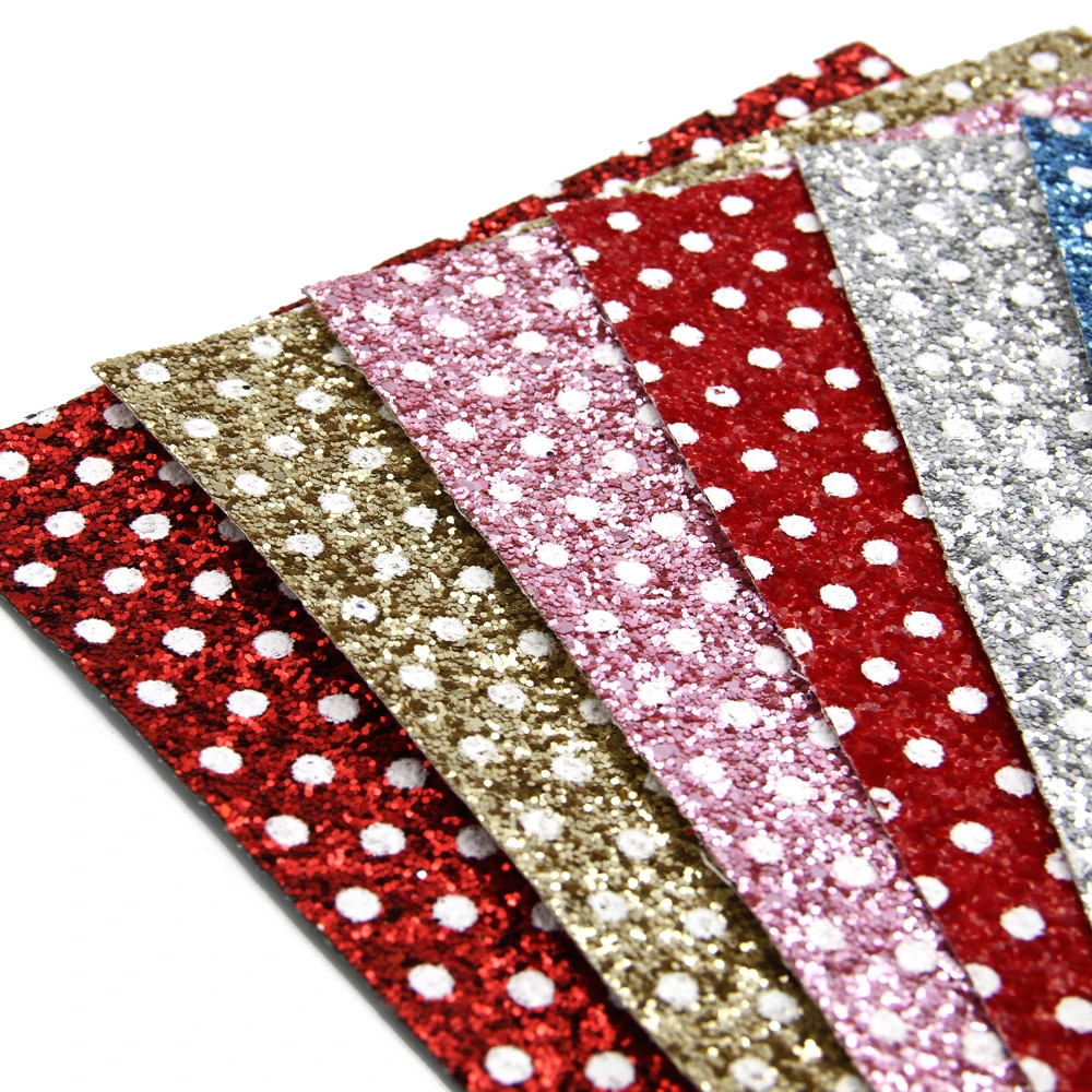 Аксессуары David 30*140 см блестящая искусственная Синтетическая кожа в горошек для