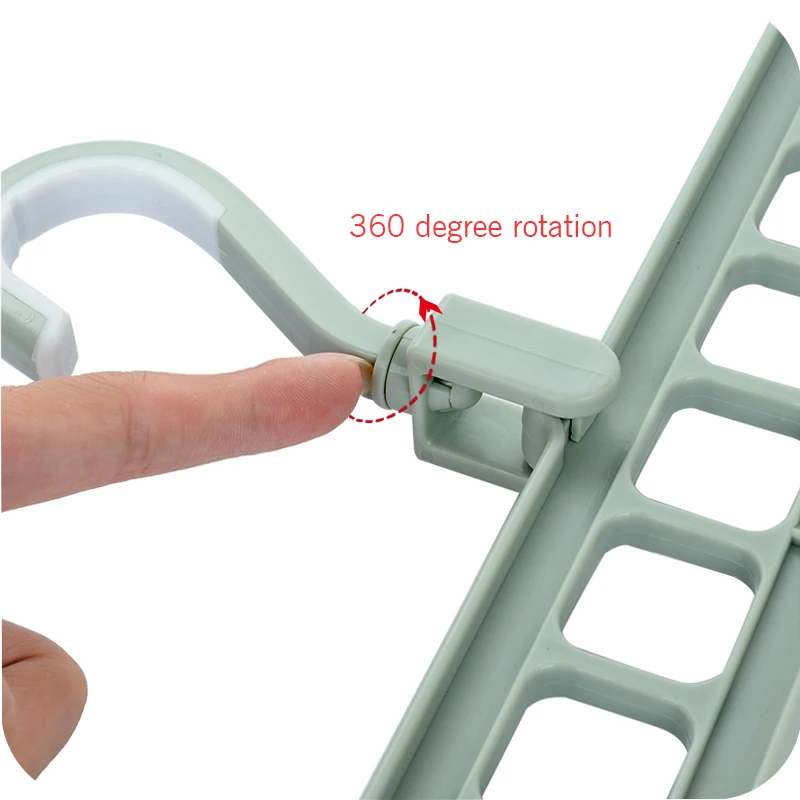 

Multi-port Support Circle Clothes Hanger Clothes Drying Rack Multifunction Plastic Scarf Clothes Hangers Hangers Storage Racks
