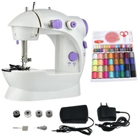 mini sewing machine for beginner electric portable sewing and quilting machine sewing kit for household included sewing feet
