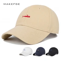 new malefemale baseball cap cartoon little whale embroidery baseball cap solid man bone beanie outdoor shade sports running hat