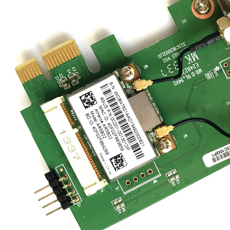 

for AR5B22 Dual-Band Desktop PCI-E Wireless Network Card 300M Wireless Bluetooth 4.0 Two-In-One Card
