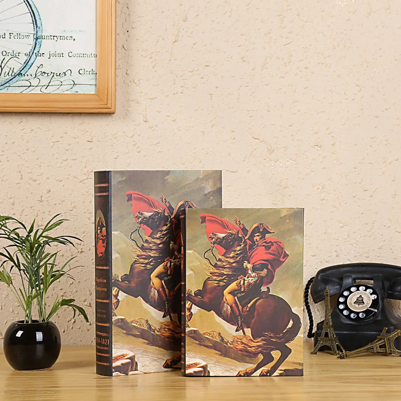 Креативные реквизиты для фотосъемки поддельные книги гостиная кафе офис