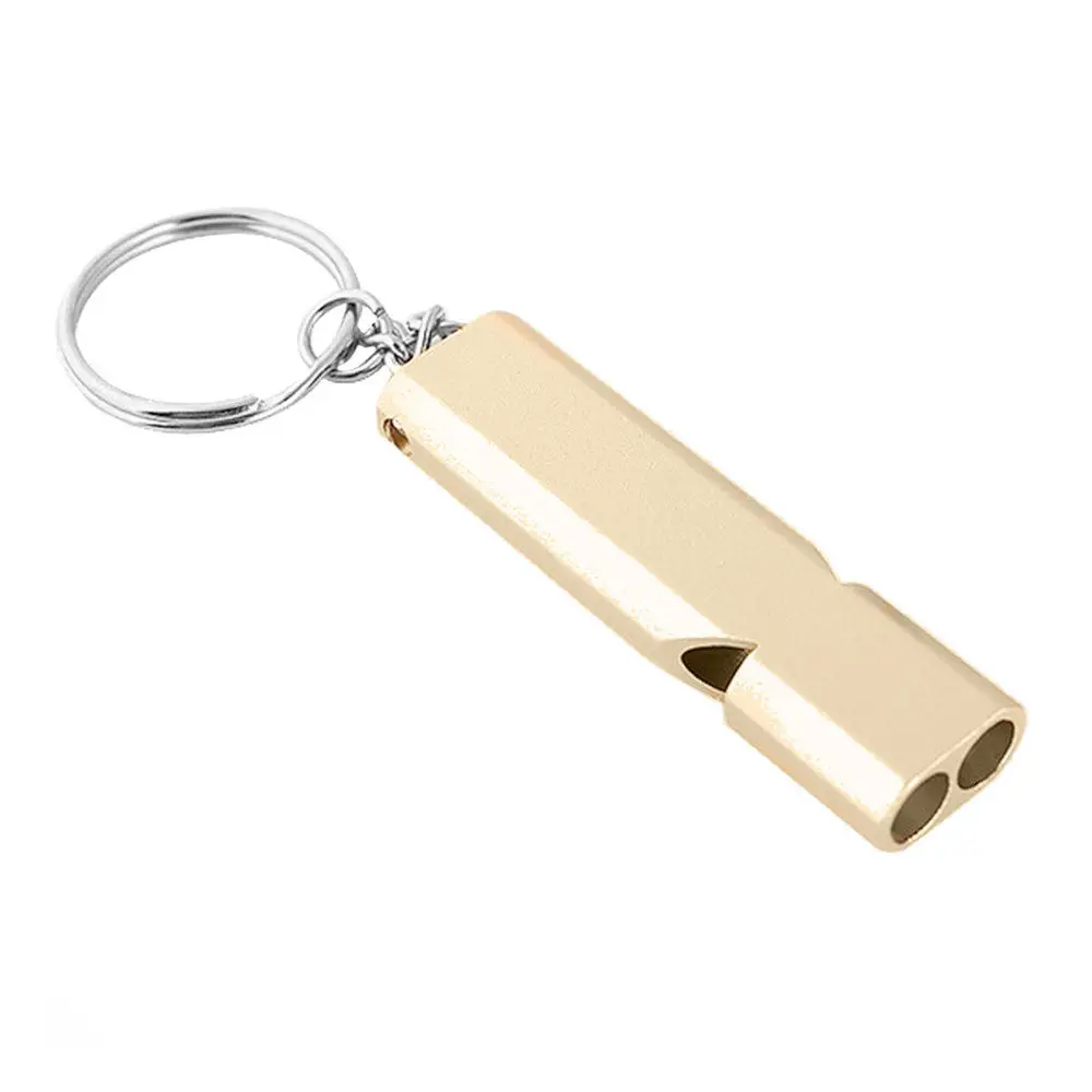 

Emergency Survival Whistle Keychain Aluminum Alloy Outdoor Camping Hiking Accessory Tools