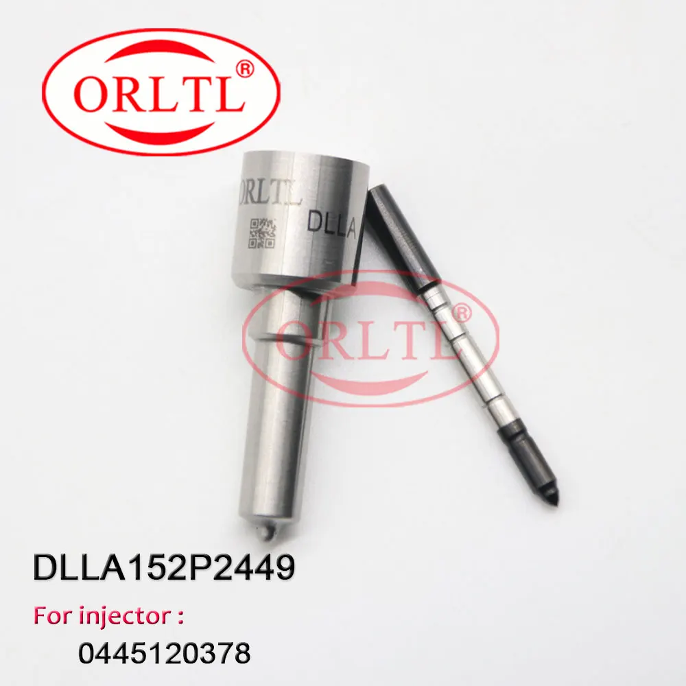 

ORLTL Black Coated Needle Nozzle DLLA152P2449 Diesel Nozzle DLLA 152 P 2449 Nozzle Replacment DLLA 152P2449 For 0445120378
