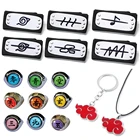 Повязка на голову, кольцо, брелок для косплея, аниме, Наруто, 4 шт.