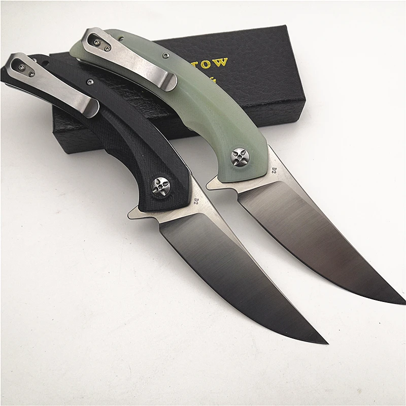 New Eafengrow EF965 D2 Blade G10 Handle Ball Bearing Flipper Outdoor/Camping/Hunting/Knife Utility/Survival/EDC/Folding Knife |
