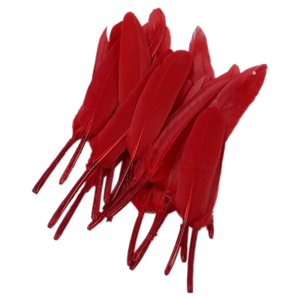 50 шт./лот натуральное гусиное перо сделай сам украшение одежды для шитья