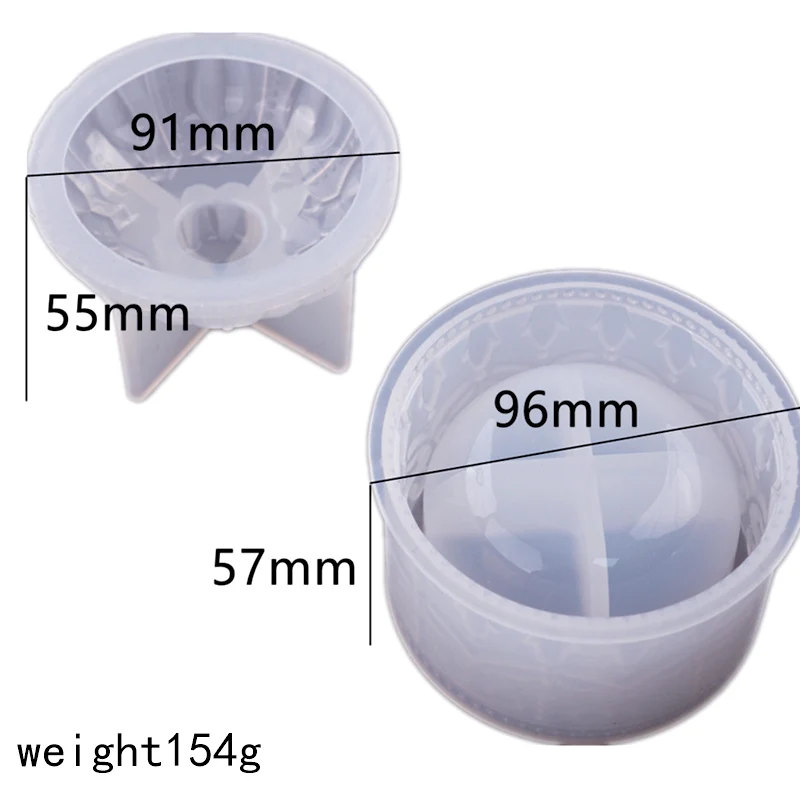 

Diy Epoxy Crystal Hars Cosmetische Opbergdoos Sieraden Doos Spiegel Transparante Epoxyhars Silicone Mold Decoratie Ambachten