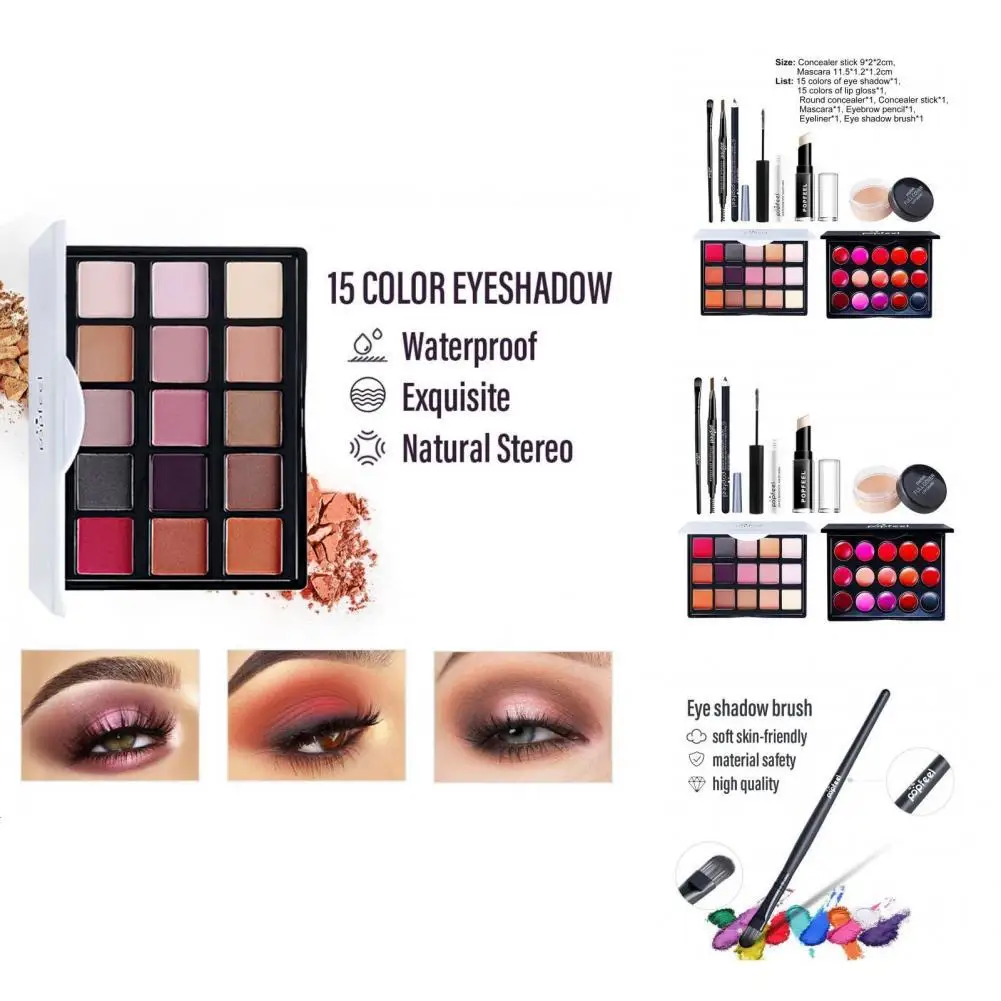 1 набор консилера помады функциональный карандаш для бровей тушь ресниц макияжа
