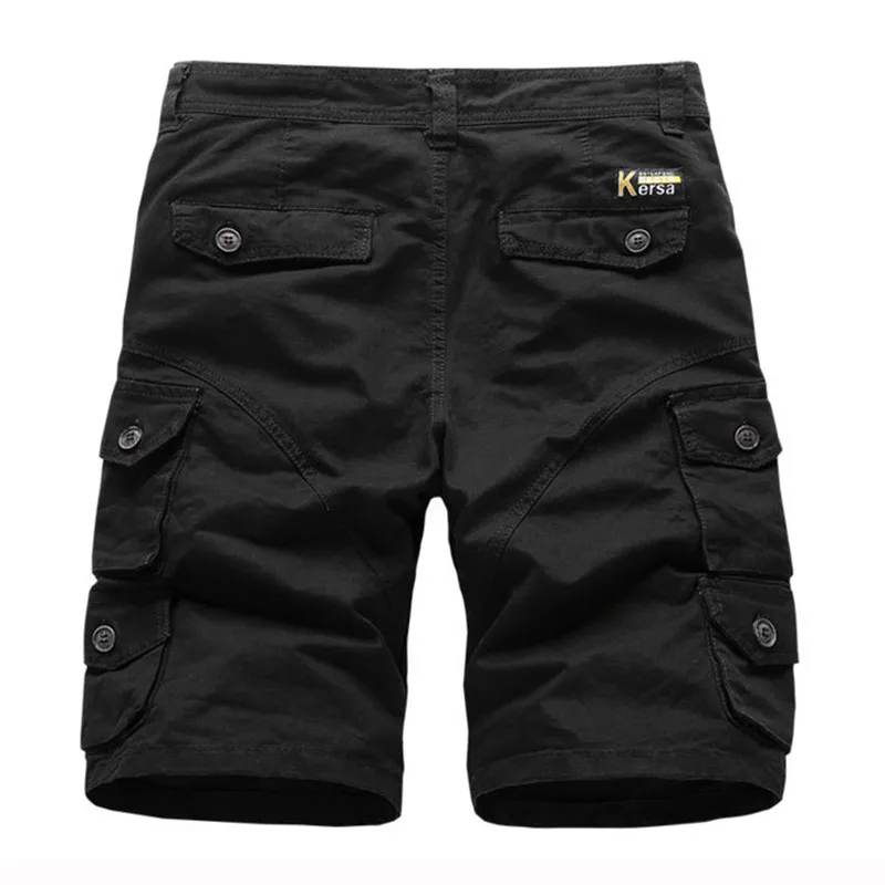

MORUANCLE Men's Military Style Cargo Short Pants Outdoor Workwear Tactical Beach Shorts With Multi Pockets 100% Cotton