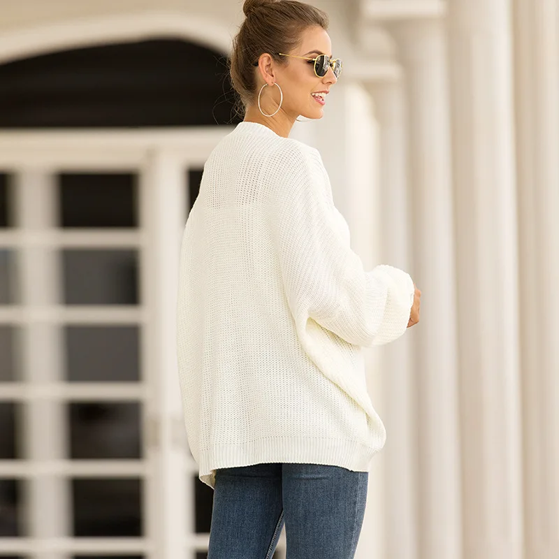 

New Women's Clothing In Spring 2020 Sweater Single-row Button Cardigan Women's Cardigan Long Sleeve