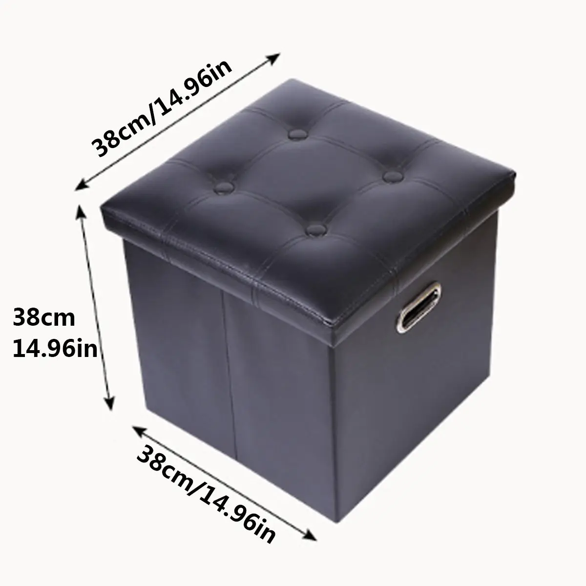 

NEW! Multifunctional Foldable Fabric Storage Stool Bench Box Leather Small Sofa Minimalist Artistic Style Kid Chair Foot Stool