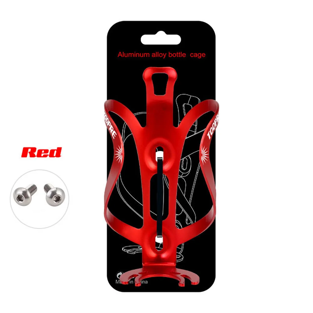 

TOOPRE Water Bottle Cage 75mm Diameter Bike Aluminium Alloy MTB Road Bicycle Bottle Hollow Lightweight Holder