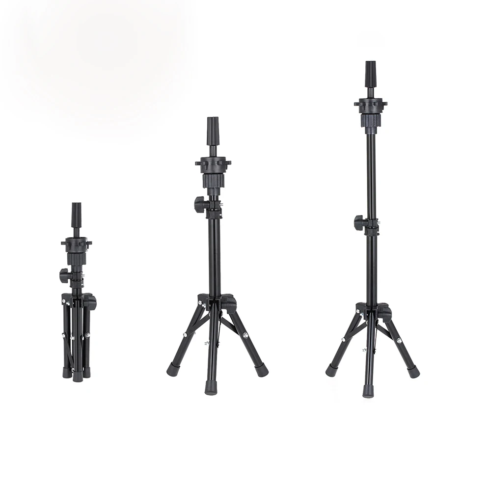 Мини черный железный штатив манекен парик голова стенд Прочный держатель