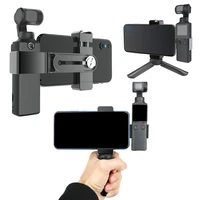 phone holder clamp for fimi palm accessories built in 14 screw hole with tripod extension rod flash holder mount bracket
