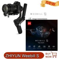 zhiyun weebill s 3 axis image transmission stabilizer for mirrorless camera oled display handheld gimbal stabilizer new