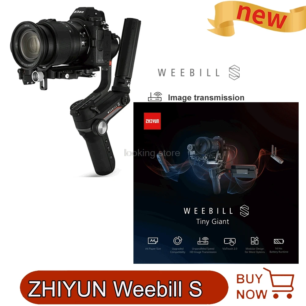 3-осевой стабилизатор передачи изображения ZHIYUN Weebill S для беззеркальной камеры с