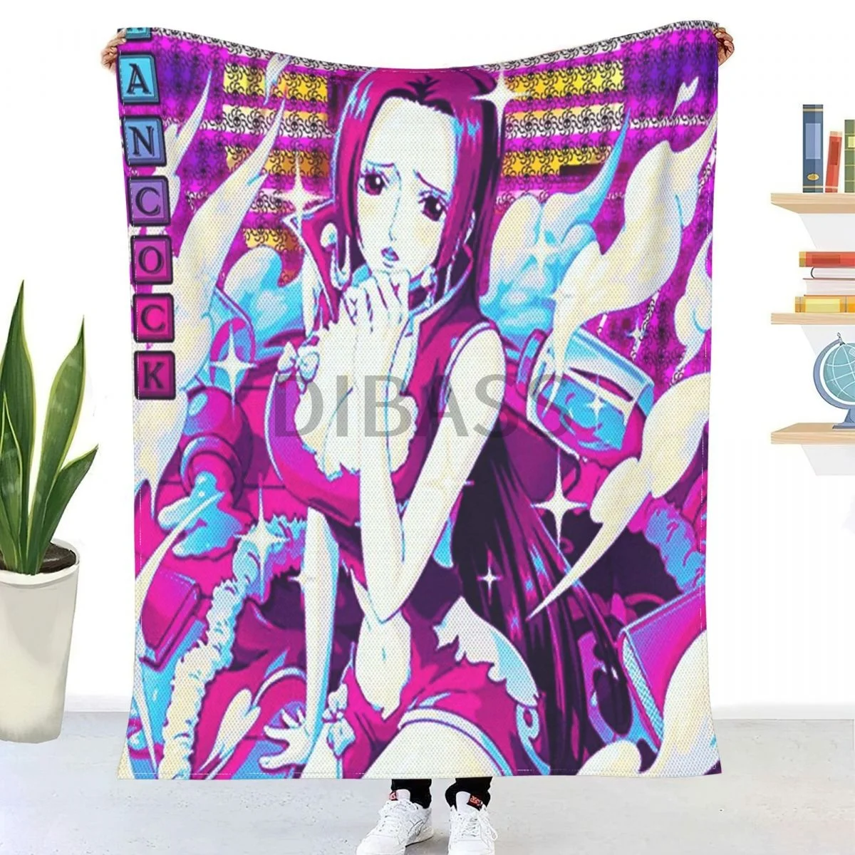 

Anime Girl Retro- Anime Peeker Throw Blanket 3D Printed Flannel Throw Blankets