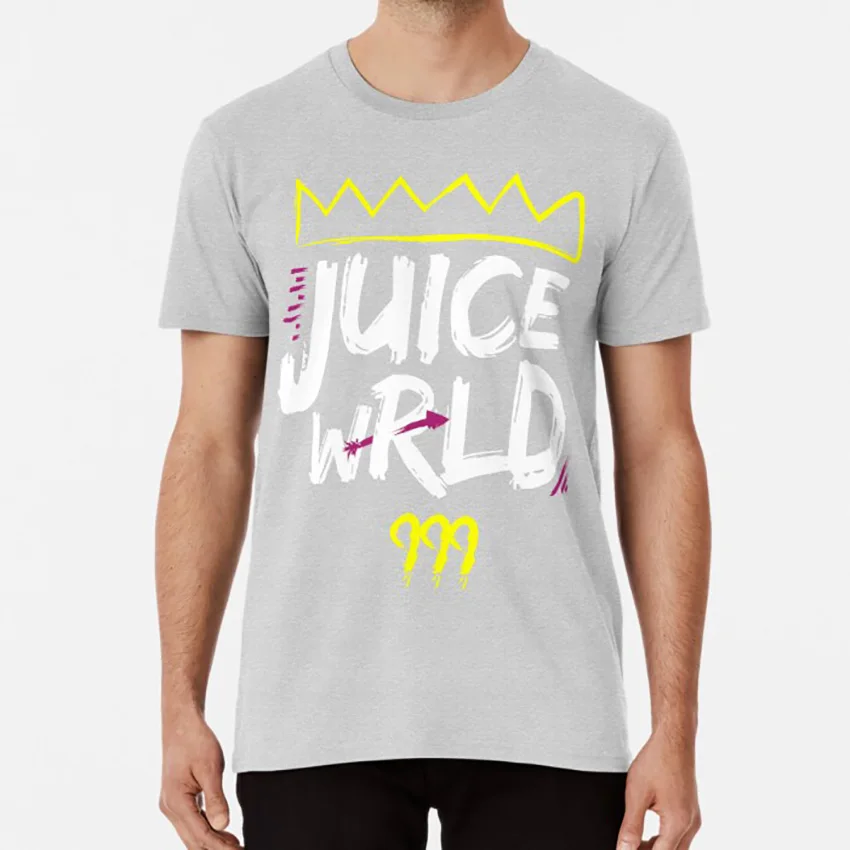 Juice Wrld King 999 футболка сок wrld juice world king kingdom rapper trapper|Мужские футболки| |